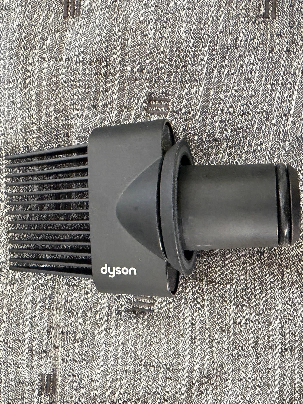 Dyson navy and black hair tool set with paddle brush and attachments